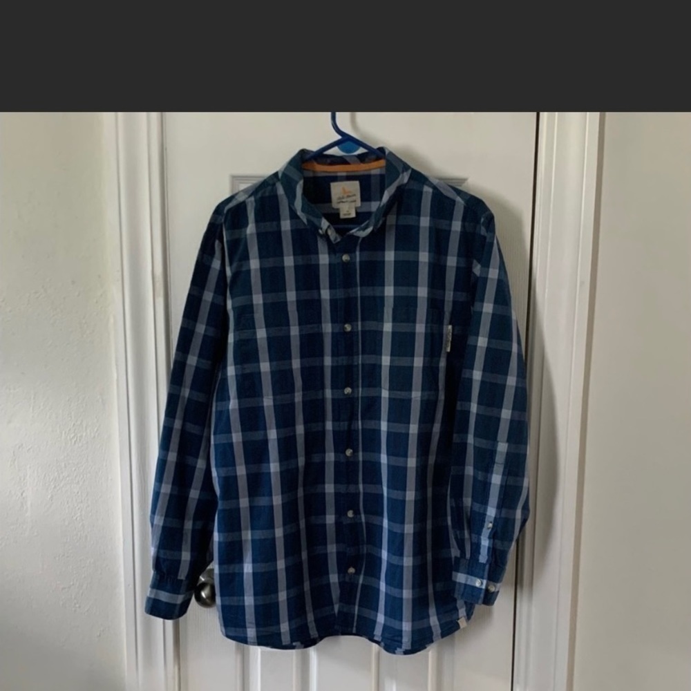 Field & Stream Blue Mens Shirt Size L #145